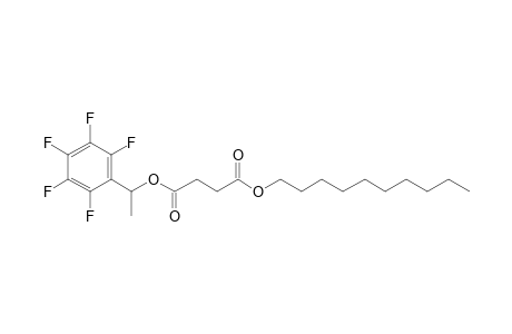 Succinic acid, decyl 1-(pentafluorophenyl)ethyl ester