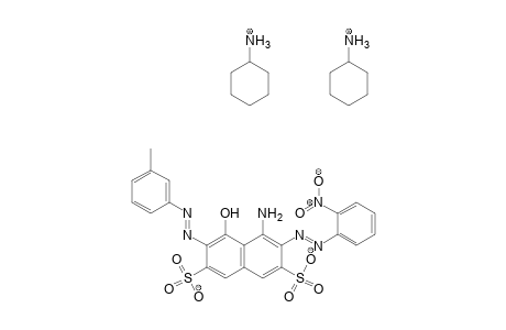 /Dicyclohexylamine salt o-Nitroaniline(1)(ac)->H=acid<-m-toluidine