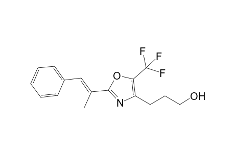 3-[2-(2-Phenyl-1-methylvinyl)-5-trifluoromethyloxazol-4-yl]propanol