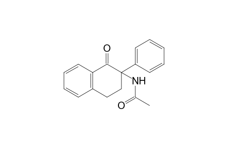 N-(1-oxo-2-phenyl-tetralin-2-yl)acetamide