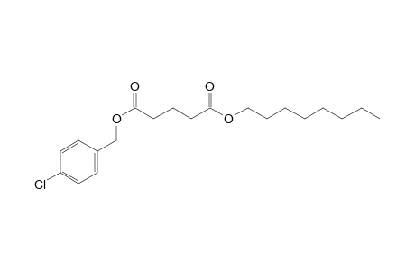 Glutaric acid, 4-chlorobenzyl octyl ester