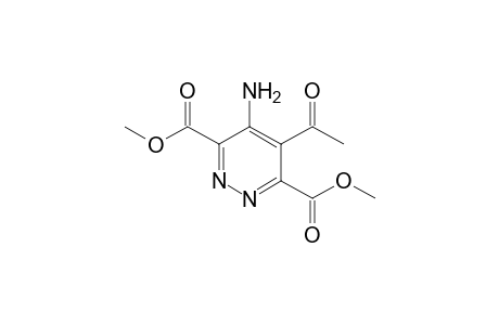 Dimethyl 4-acetyl-5-aminopyridazine-3,6-dicarboxylate