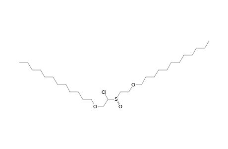 Dodecane, 1-[2-[[1-chloro-2-(dodecyloxy)ethyl]sulfinyl]ethoxy]-