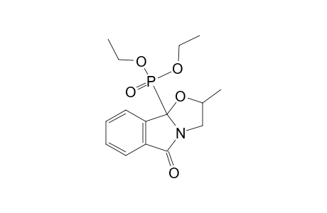 (3,5-DIHYDRO-2-METHYL-5-OXO-OXAZOLO-[2,3-A]-ISOINDOLE-9B(2H)-YL)-PHOSPHONIC-ACID-DIETHYLESTER