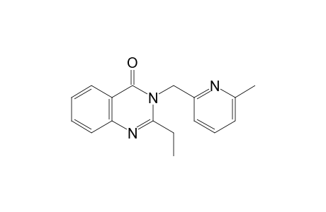 2-ethyl-3-[(6-methyl-2-pyridyl)methyl]-4(3H)-quinazolinone
