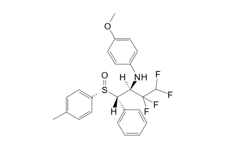 (1S,2S,Rs)-n-4,4,3,3-Tetrafluoro-2-(N-p-methoxyphenyl)amino-1-phenylpropyl p-tolyl sulfoxide