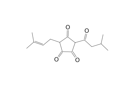 3-(3-Methylbutanoyl)-5-(3-methyl-2-butenyl)-1,2,4-cyclopentanetrione