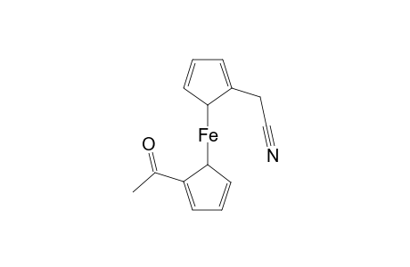 1'-(Cyanomethyl)-1-acetylferrocene