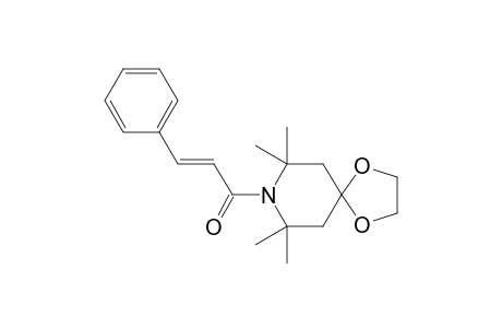 8-Aza-1,4-dioxaspiro[4.5]decane, 8-cinnamoyl-7,7,9,9-tetramethyl-