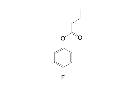 Butyric acid, p-fluorophenyl ester