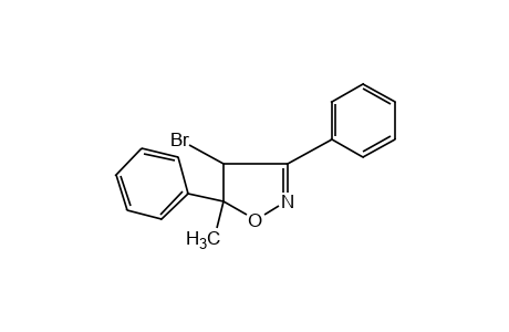 4-bromo-3,5-diphenyl-5-methyl-2-isoxazoline