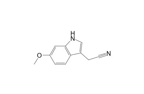 2-(6-methoxy-1H-indol-3-yl)acetonitrile