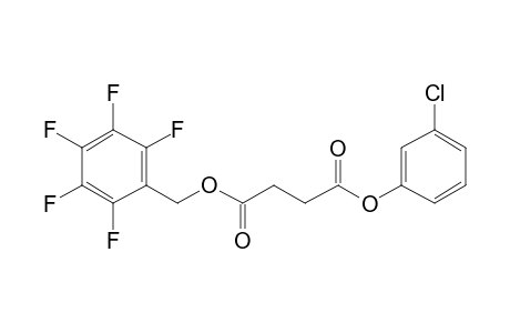 Succinic acid, 3-chlorophenyl pentafluorobenzyl ester