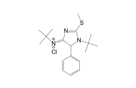 1-tert-Butyl-4-(tert-butylimino)-2-(methylthio)-5-phenyl-2-imidazoline Hydrochloride