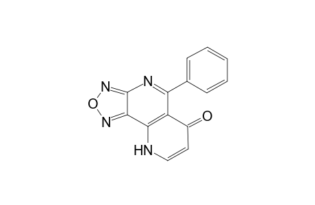 5-phenyl[1,2,5]oxadiazolo[3,4-h][1,6]naphthyridin-6(9H)-one