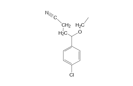 4-(p-chlorophenyl)-4-ethoxybutyronitrile
