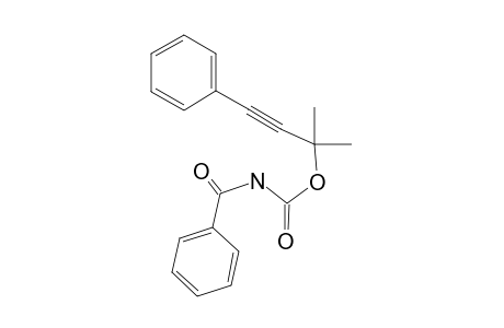 2-Methyl-4-phenylbut-3-yn-2-yl benzoylcarbamate