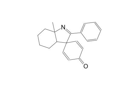 7a'-methyl-2'-phenyl-3a',4',5',6',7',7a'-hexahydrospiro[cyclohexane-1,3'-indole]-2,5-dien-4-one
