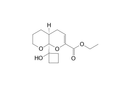 (4aS*,8aS*)-ethyl 8a-(1-hydroxycyclobutyl)-4,4a,5,6,7,8a-hexahydropyrano[2,3-b]pyran-2-carboxylate