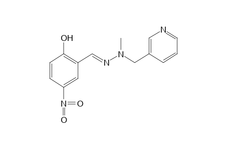 5-nitrosalicylaldehyde, methyl[(3-pyridyl)methyl]hydrazone