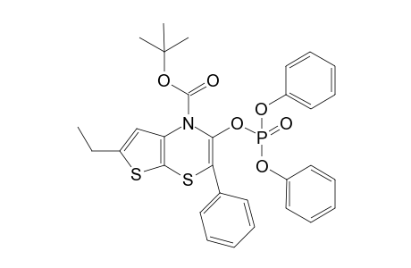2-(Diphenoxy-phosphoryloxy)-6-ethyl-3-phenyl-thieno[2,3-b][1,4]thiazine-1-carboxylic acid tert-butyl ester