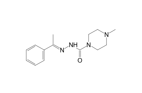 4-Methyl-1-piperazinecarboxylic aicd, (alpha-methylbenzylidene)hydrazide