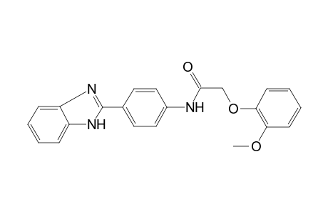 N-[4-(1H-benzimidazol-2-yl)phenyl]-2-(2-methoxyphenoxy)acetamide