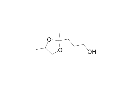 1,3-Dioxolane-2-propanol, 2,4-dimethyl-