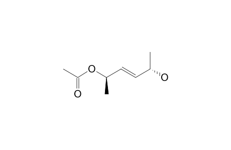 (+-)-(E)-(2S,5R)-5-acetoxy-3-hexen-2-ol