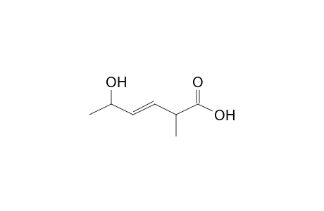 (3E)-5-Hydroxy-2-methyl-3-hexenoic acid