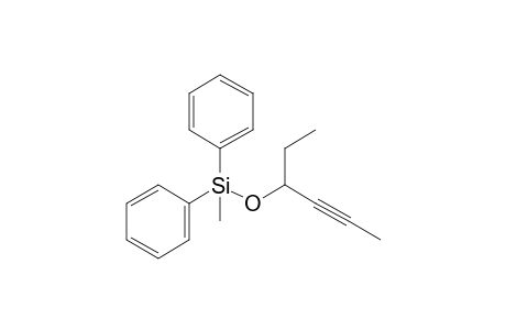 3-Diphenylmethylsilyloxyhex-4-yne