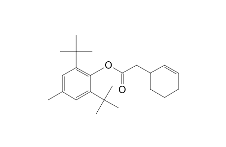 2-Cyclohexene-1-acetic acid, 2,6-bis(1,1-dimethylethyl)-4-methylphenyl ester