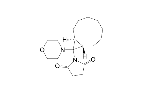 2,5-Pyrrolidinedione, 1-[10-(4-morpholinyl)bicyclo[7.1.0]dec-10-yl]-, stereoisomer