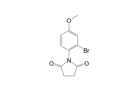 1-(2-bromo-4-methoxy-phenyl)pyrrolidine-2,5-quinone