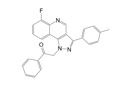 2-[6-fluoro-3-(4-methylphenyl)-1H-pyrazolo[4,3-c]quinolin-1-yl]-1-phenylethanone