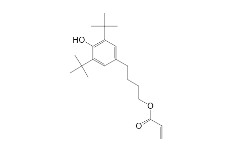4-(3,5-Di-tert-butyl-4-hydroxyphenyl)butyl acrylate