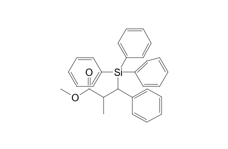 Methyl (2RS,3RS)-2-methyl-3-phenyl-3-triphenylsilylpropanoate