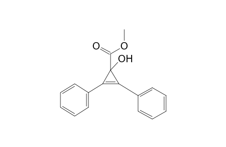 Methyl 1-hydroxy-2,3-diphenyl-2-cyclopropene-1-carboxylate