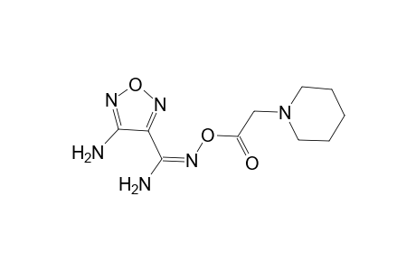 4-Amino-N'-[(1-piperidinylacetyl)oxy]-1,2,5-oxadiazole-3-carboximidamide