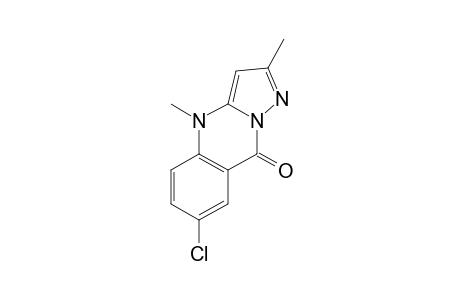 7-chloro-2,4-dimethylpyrazolo[5,1-b]quinazolin-9(4H)-one