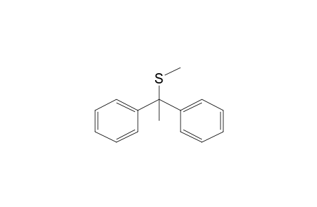 [1-(Methylsulfanyl)-1-phenylethyl]benzene