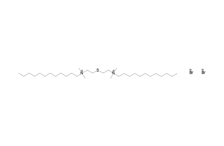 (thiodiethylene)bis[dimethyldodecylammonium]dibromide