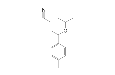 BUTYRONITRILE, 4-ISOPROPOXY-4-P-TOLYL-,