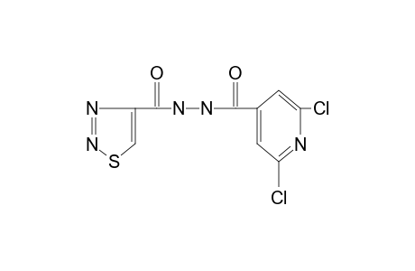 1-(2,6-dichloroisonicotinoyl)-2-[(1,2,3-thiadiazol-4-yl)carbonyl]hydrazine