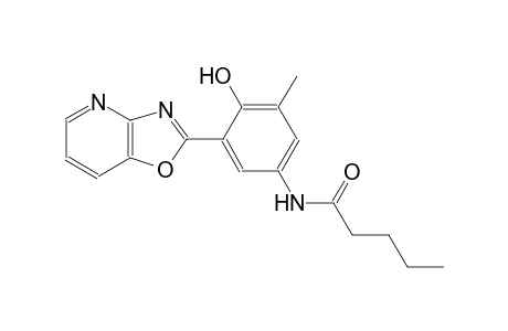 pentanamide, N-(4-hydroxy-3-methyl-5-oxazolo[4,5-b]pyridin-2-ylphenyl)-