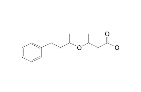 Butanoic acid, 3-(1-methyl-3-phenylpropoxy)