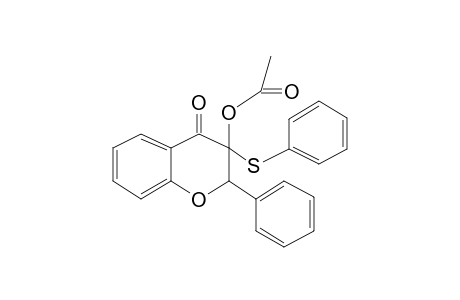 3.alpha.-Phenylthio-3.beta.-acetoxy-flavanone