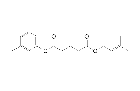 Glutaric acid, 3-methylbut-2-en-1-yl 3-ethylphenyl ester