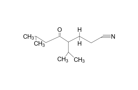 4-isopropyl-7-methyl-5-oxooctanenitrile