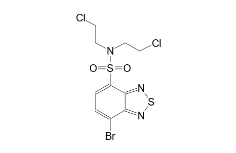 7-bromo-N,N-bis(2-chloroethyl)-2,1,3-benzothiadiazole-4-sulfonamide